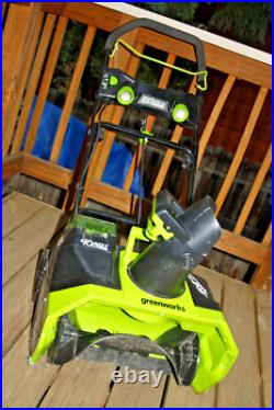 Greenworks 40v 20 Snow Thrower Snow Blower Tool Only No battery