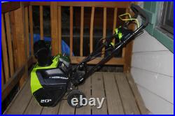 Greenworks 40v 20 Snow Thrower Snow Blower Tool Only No battery