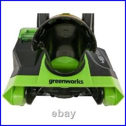 Greenworks 48V 20 in. Cordless Snow Blower 48SN20 with 4Ah Battery and Charger