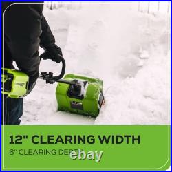 Greenworks 60V 12 Cordless Battery Snow Shovel (Tool Only) Greenworks 60V 12 Cordless Battery Snow Shovel (Tool Only)