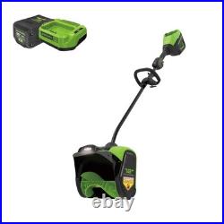 Greenworks 80V 12 inch Cordless Snow Shovel SSB406 with 2Ah Battery and Charger