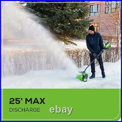 Greenworks 80V 12 inch Cordless Snow Shovel with 2Ah Battery and 2A Charger Greenworks 80V 12 inch Cordless Snow Shovel with 2Ah Battery and 2A Charger
