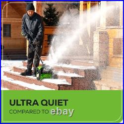 Greenworks 80V 12 inch Cordless Snow Shovel with 2Ah Battery and 2A Charger Greenworks 80V 12 inch Cordless Snow Shovel with 2Ah Battery and 2A Charger
