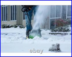 Greenworks 80V 12Cordless Brushless Snow Shovel with 2.0 Ah Battery and R