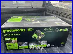 Greenworks 80V 12In Snow Shovel With 2Ah Battery & Charger Kit