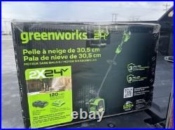 Greenworks 80V 12In Snow Shovel With 2Ah Battery & Charger Kit