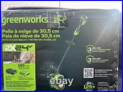 Greenworks 80V 12In Snow Shovel With 2Ah Battery & Charger Kit