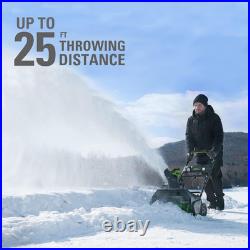 Greenworks 80V (75+ Compatible) 2in Brushless Cordless Snow Blower, Tool Only Greenworks 80V (75+ Compatible) 2in Brushless Cordless Snow Blower, Tool Only