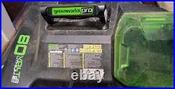 Greenworks 80v 20 Brushless Cordless Battery Operated Snow Blower (Tool Only)