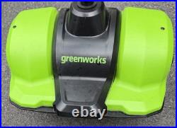 Greenworks POWERALL 48V (24V+24V) Battery Power Snow Shovel 12 in Green/Black