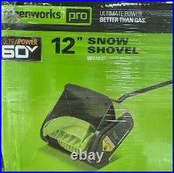 Greenworks Pro 12 Snow Shovel 60 Volt SS60L410 Battery and Charger included