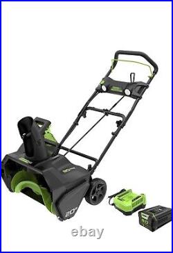 Greenworks Pro 80V 20-Inch Snow Blower with Battery and Charger