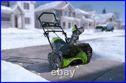 Greenworks Pro 80V 20 Single Stage Cordless Brushless Snow Blower Tool Only Greenworks Pro 80V 20 Single Stage Cordless Brushless Snow Blower Tool Only
