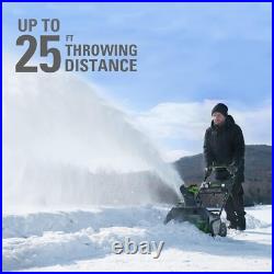 Greenworks Pro 80V 20 Single Stage Cordless Brushless Snow Blower Tool Only Greenworks Pro 80V 20 Single Stage Cordless Brushless Snow Blower Tool Only