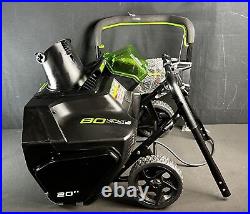 Greenworks Pro SNB401 80V 20 Snow Thrower & Charger New Open Box Read
