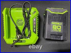 Greenworks Pro SNB403 80V 22 Snow Blower With 2Ah Battery and Charger New Open