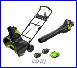Greenworks Pro Ultra Power Snow Blower & Jet Blower 2 4 AH Batteries Greenworks Pro Ultra Power Snow Blower & Jet Blower 2 4 AH Batteries