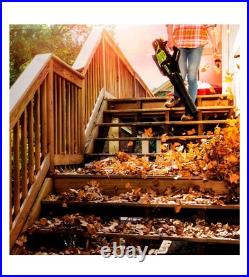 Greenworks Pro Ultra Power Snow Blower & Jet Blower 2 4 AH Batteries