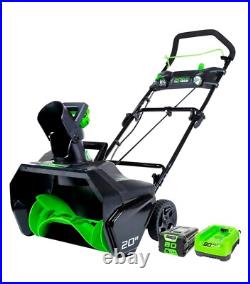 Greenworks Pro Ultra Power Snow Blower & Jet Blower 2 4 AH Batteries