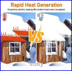 HEAVY DUTY Snow Melting Heated Outdoor Mats Plug Powered 120V WE SHIP OVERSEAS