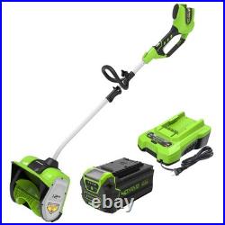 HOT SALE! 40V 12 Cordless Battery Snow Shovel with 4.0Ah Battery & Charger