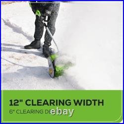 HOT SALE! 40V 12 Cordless Battery Snow Shovel with 4.0Ah Battery & Charger