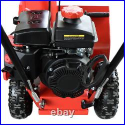 HUMBEE Tools SB2-20156M Two Stage Gas Snow Thrower with Manual Start Engine, 20