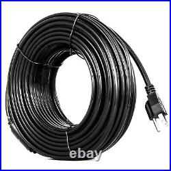 Heat Roof Gutter 138 Ft Snow De-icing Ice Melter Cable Tape Kit & Thermostat