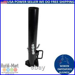 Heavy Duty Gooseneck Trailer Coupler 30000LBS Round Tube Hitch