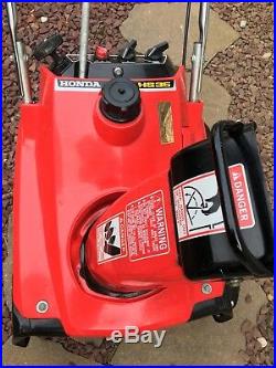 Honda HS35 Snow Thrower Snow Blower AWESOME Works Great