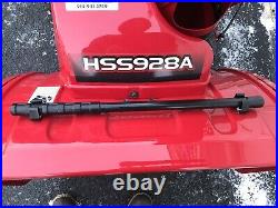Honda HS928 Snow Blower 9HP 28 1 Hour On Machine