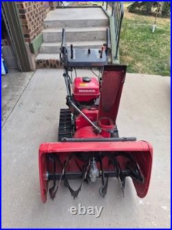 Honda HS928 Tracked Hydrostatic Gasoline Snowblower 28 Width, Chute Control