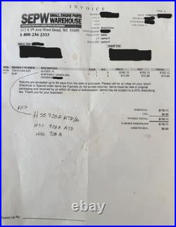 Honda Snowblower Auger PN 72410-V45-A20 OEM NEW