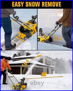 Houselife Cordless Snow Blower Compatible with Dewalt 20V Max Battery, 2 x 20V Houselife Cordless Snow Blower Compatible with Dewalt 20V Max Battery, 2 x 20V