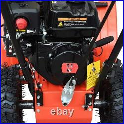 Humbee Tools, SB2-24168M Two Stage Gas Snow Thrower with Manual Start Engine, 24