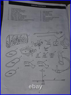 Husqvarna 42inch 2 Stage Snow Thrower Attachment with Electric Winch