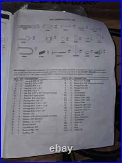 Husqvarna 42inch 2 Stage Snow Thrower Attachment with Electric Winch