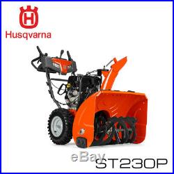 Husqvarna ST230P 30 291cc Two Stage Electric Start Power Steering Snow Blower