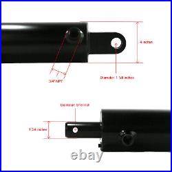 Hydraulic Cylinder, 4 Bore x 24 Stroke for 1999 MTD 24BD556B062 Log Splitter