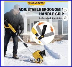 IMGadgets 11 inch Cordless Electric Snow Shovel ORANGE 2 Batteries New
