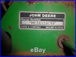John Deere 1032 snowblower, 10HP, Electric Start, New carburetor
