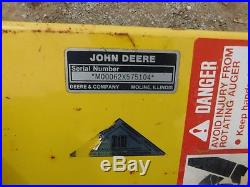 John Deere 400 420 430 Snowblower Snowthrower