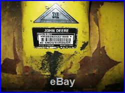 John Deere 42 snow thrower for small tractor. Model M03252X