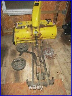 John Deere 42 snow thrower for small tractor. Model M03252X
