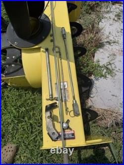 John Deere 44 Tractor Snow Blower Attachment with Chute, YellowithBlack