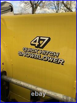 John Deere 47 Quick Hitch Snow Blower
