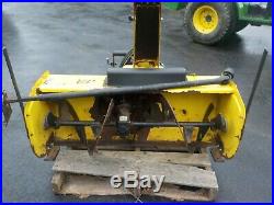 John Deere 47 Snowblower 425 445 455 with Hitch and Driveshaft 47 Snow Blower