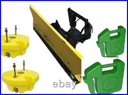 John Deere 54 Snow Plow, Full Hydraulics and 7 Weights for model 435, 445, 455
