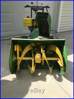 John Deere 826 Snow Blower Used Cab is Included Cash payment only