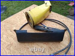 John Deere JD47 Snow Blower Chute and hydraulic assy. Cylinder, cover, bracket John Deere JD47 Snow Blower Chute and hydraulic assy. Cylinder, cover, bracket